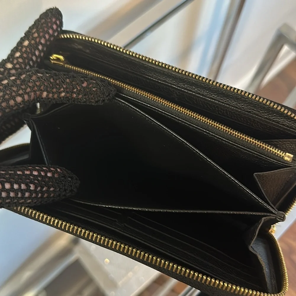 Louis Vuitton Black Monogram Empreinte Stitch Wallet, Full Inclusion! - Picture 12 of 16